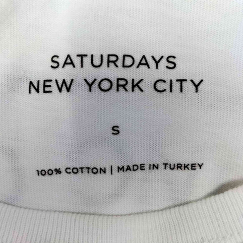 サタデーズニューヨークシティ Saturdays NYC SATURDAYS NYC バックプリント Tシャツ メンズ import:S