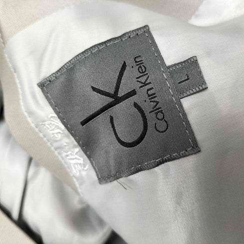 シーケーカルバンクライン ck Calvin Klein コットン ポリ ハーフコート メンズ