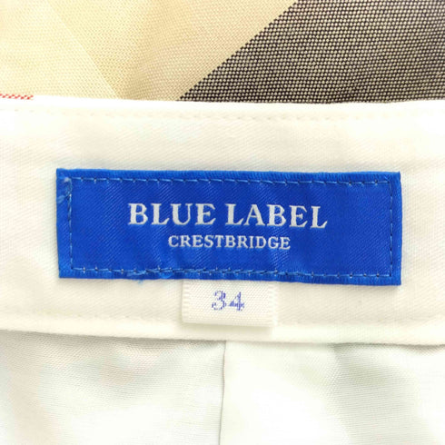 ブルーレーベルクレストブリッジ BLUE LABEL CRESTBRIDGE チェックフレアスカート レディース 34