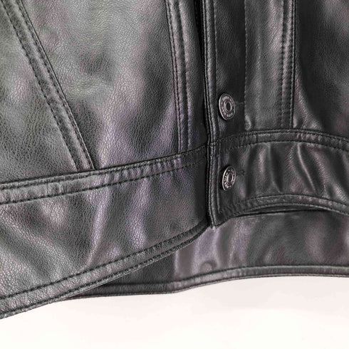 ザラ ZARA フェイクレザートラッカージャケット メンズ M