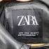 ザラ ZARA フェイクレザートラッカージャケット メンズ M