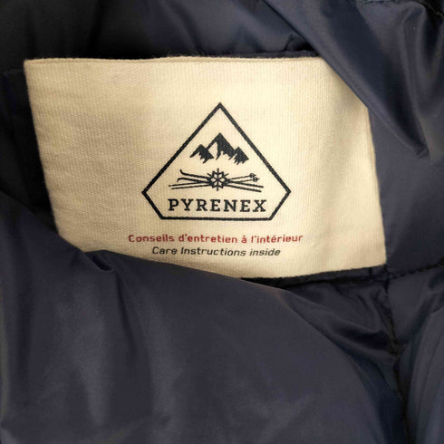 ピレネックス Pyrenex ノーカラーダウンジャケット レディース JPN:36
