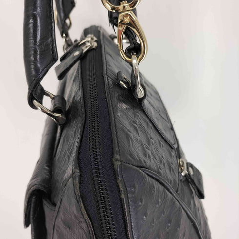 オーストリッチ レザー 2WAY ショルダーバッグ レディース