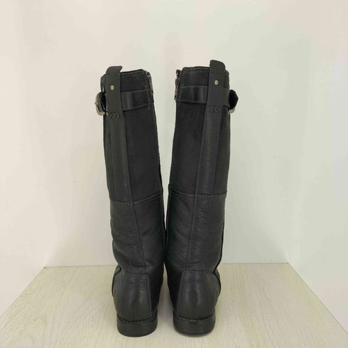 ティンバーランド Timberland サイドジップ レザー レースアップロングブーツ レディース 7W