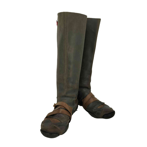 マリテフランソワジルボー MARITHE FRANCOIS GIRBAUD RACING LEATHER BOOTS サイドジップ レーシングレザーブーツ レディース