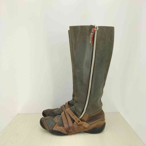 マリテフランソワジルボー MARITHE FRANCOIS GIRBAUD RACING LEATHER BOOTS サイドジップ レーシングレザーブーツ レディース