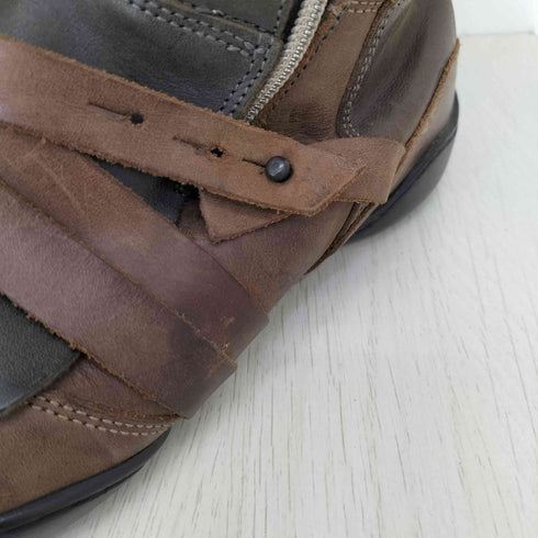 マリテフランソワジルボー MARITHE FRANCOIS GIRBAUD RACING LEATHER BOOTS サイドジップ レーシングレザーブーツ レディース