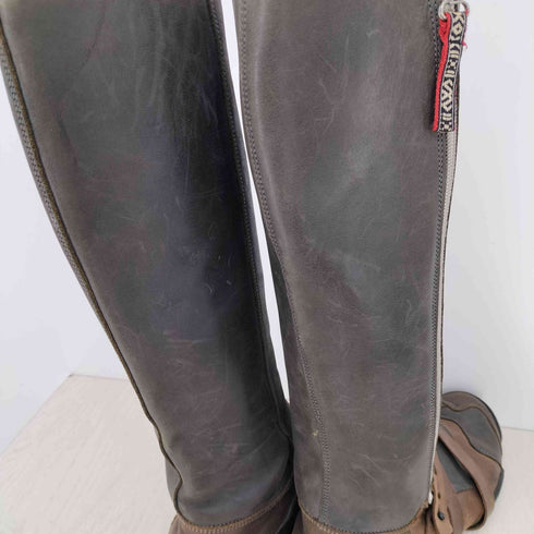 マリテフランソワジルボー MARITHE FRANCOIS GIRBAUD RACING LEATHER BOOTS サイドジップ レーシングレザーブーツ レディース