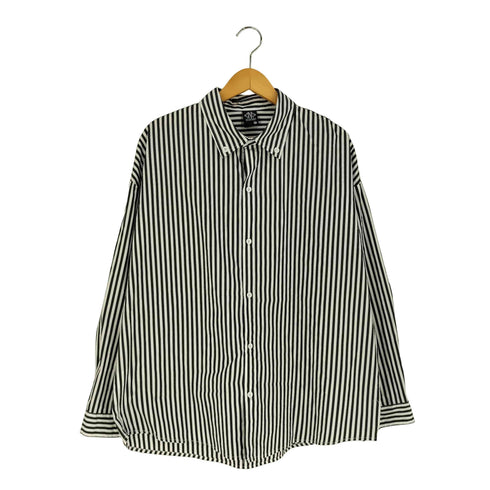 QUELLASTRADA ストライプ ボタンダウン シャツ メンズ JPN:XL