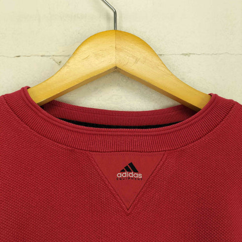 アディダス adidas 90S EQUIPMENT 前V 鹿の子地スウェット メンズ JPN:S