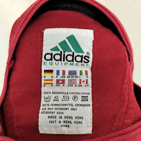 アディダス adidas 90S EQUIPMENT 前V 鹿の子地スウェット メンズ JPN:S