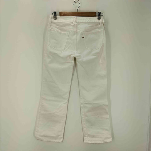 フォーティーファイブアール 45R ホワイト デニム シャルロットパンツ レディース 27