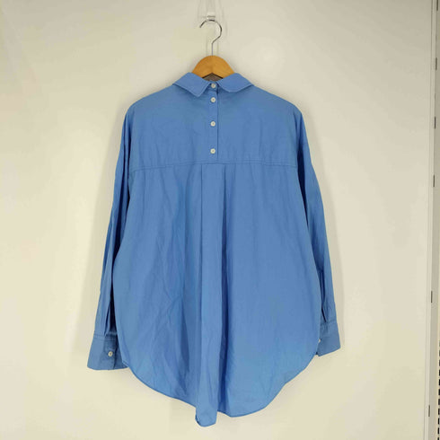 ザラ ZARA バックボタン デザインシャツ レディース import:M