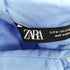 ザラ ZARA バックボタン デザインシャツ レディース import:M