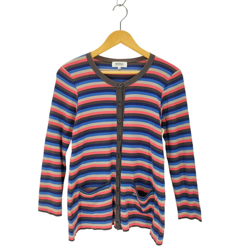 ソニアバイソニアリキエル SONIA by SONIA RYKIEL 星ボタン マルチボーダーカーディガン レディース JPN:38