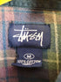 ステューシー Stussy 90s OLD stussy 紺タグ インド製 チェック柄 長袖ネルシャツ メンズ import:M