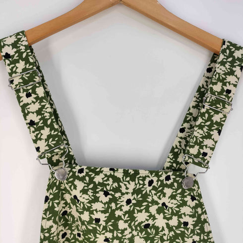 ザラ ZARA 花柄 サロペット レディース import:M