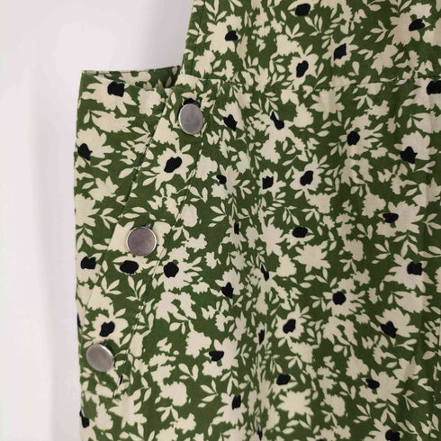 ザラ ZARA 花柄 サロペット レディース import:M