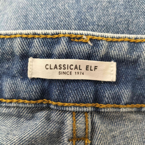 クラシカルエルフ CLASSICAL ELF ハイウェストワイドデニムパンツ レディース JPN:L