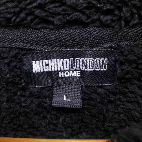ミチコロンドン MICHIKO LONDON ロゴ刺繍フリースベスト メンズ JPN:L
