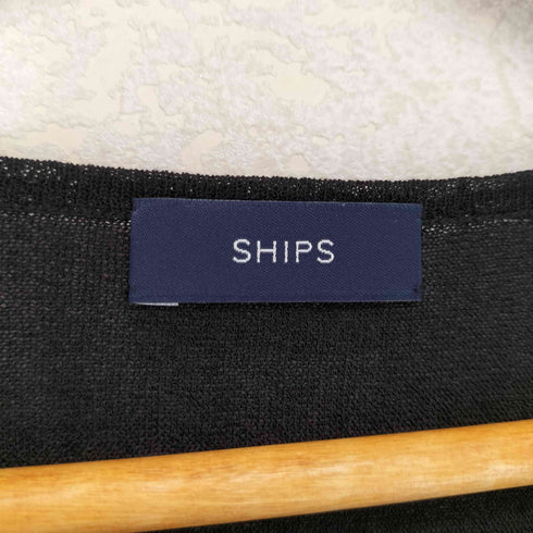 シップス SHIPS ショルダーボタンVネックニット レディース