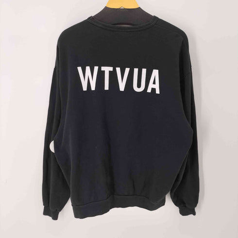 ダブルタップス WTAPS CREW NECK SWEAT ロゴプリント クルーネック スウェット 裏起毛 メンズ 04