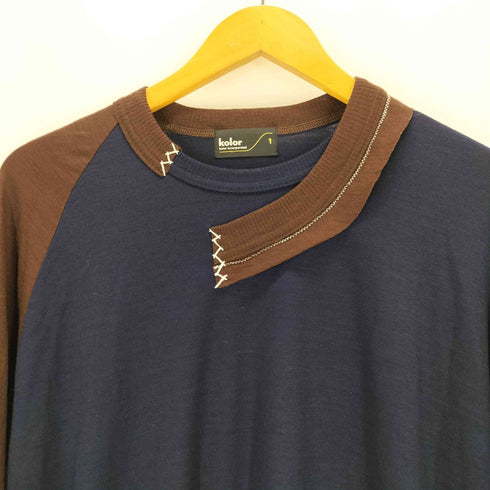 カラー kolor ウール天竺ニット メンズ JPN:1