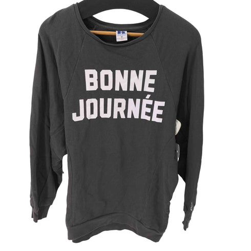 ラッセルアスレチック RUSSELL ATHLETIC ラバープリント L/S ラグランスウェット レディース JPN:M