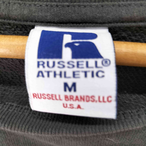 ラッセルアスレチック RUSSELL ATHLETIC ラバープリント L/S ラグランスウェット レディース JPN:M
