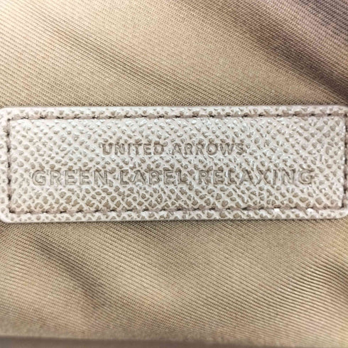 ユナイテッドアローズグリーンレーベルリラクシング UNITED ARROWS green label relaxing 2WAY ショルダー ハンドレザーバッグ レディース
