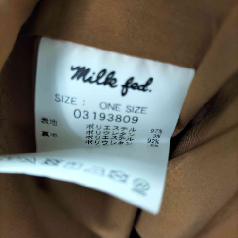 ミルクフェド MILKFED. フェイクスウェードミニスカート レディース ONE SIZE