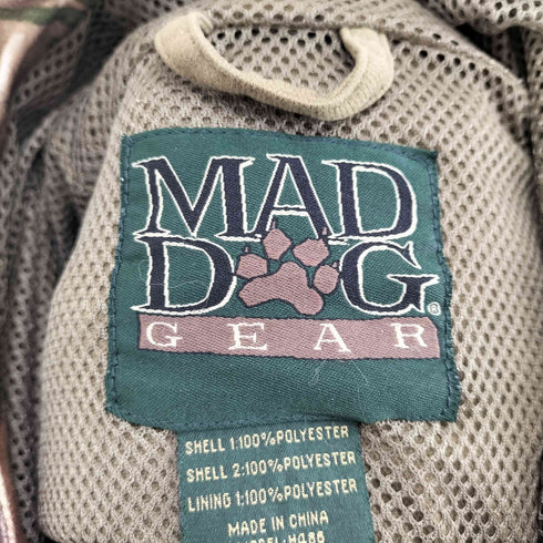 MAD DOG GEAR リアルツリー切替フリースジップジャケット メンズ JPN:L