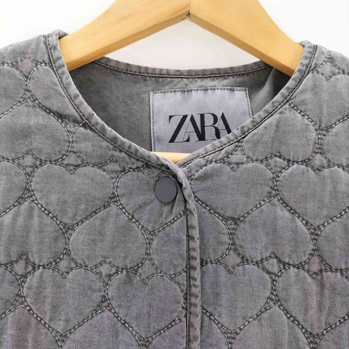 ザラ ZARA ハートキルティングジャケット レディース import:XS