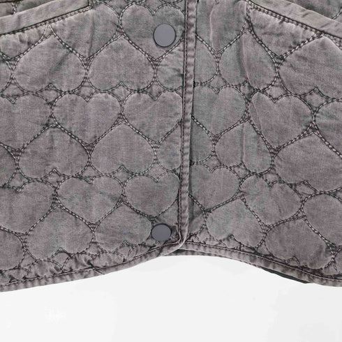 ザラ ZARA ハートキルティングジャケット レディース import:XS