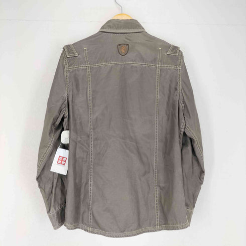 ハーディエイミス HARDY AMIES ギミックボタンサテンシャツ メンズ JPN:48