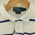 ポロバイラルフローレン Polo by RALPH LAUREN CUSTOMFIT エンブレム ロゴ 刺繍 ボーダー ポロシャツ メンズ import:M