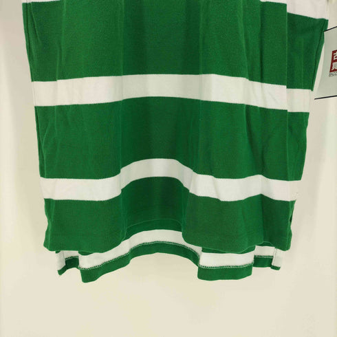 ポロラルフローレン POLO RALPH LAUREN CUSTOMFIT エンブレム ロゴ 刺繍 ボーダー ポロシャツ メンズ import:M