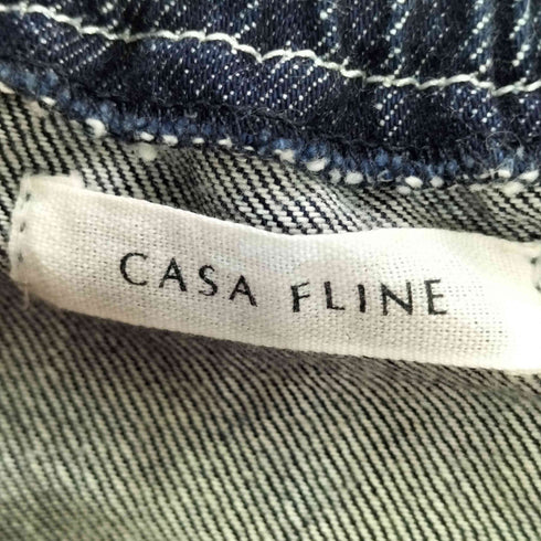 カーサフライン CASA FLINE フロントホックデニムロングワンピース レディース FREE