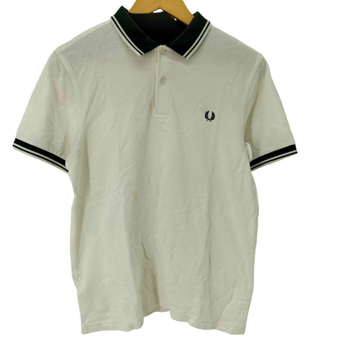フレッドペリー FRED PERRY フロントロゴ刺繍 S/S ポロシャツ メンズ import:M