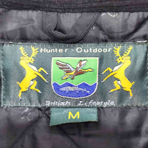 HUNTER-OUTDOOR コーデュロイエルボーパッチキルティングジャケット メンズ import:M