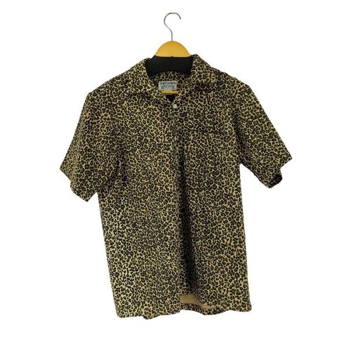 テンプテーション Temptation レオパード S/S シャツ メンズ JPN:L