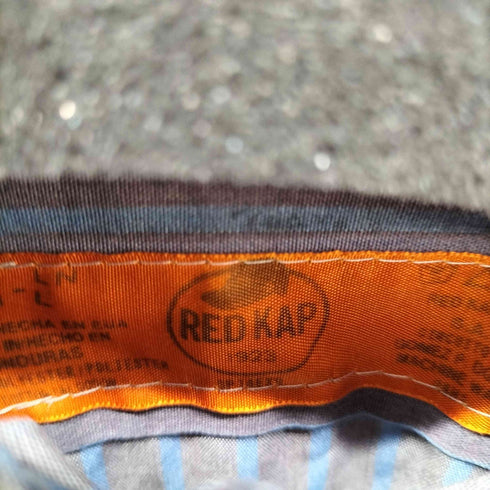 レッドキャップ RED KAP リメイク クロップドストライプ L/S シャツ メンズ import:L