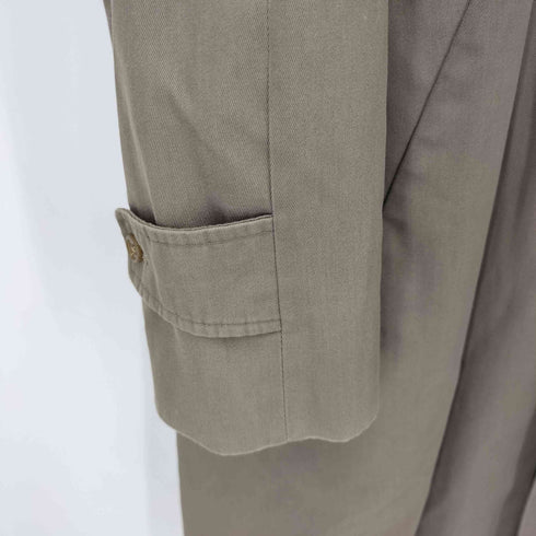 アクアスキュータム AQUASCUTUM 70S MADE IN ENGLAND AQUALENE ポリコットンステンカラーコート メンズ