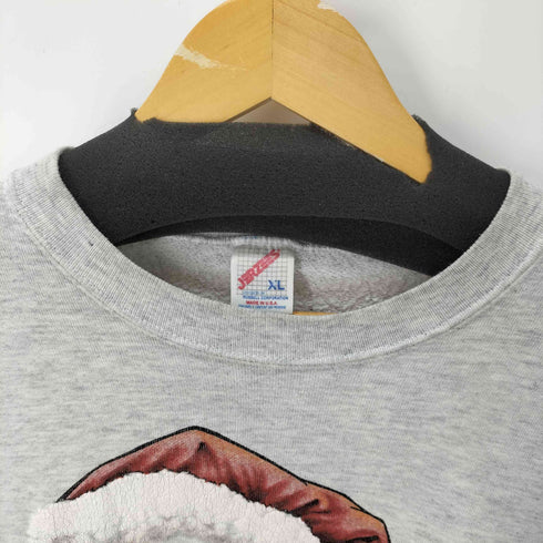ジャージーズ JERZEES 90S MADE IN USA スマイルプリント クルーネックスウェット メンズ import:XL