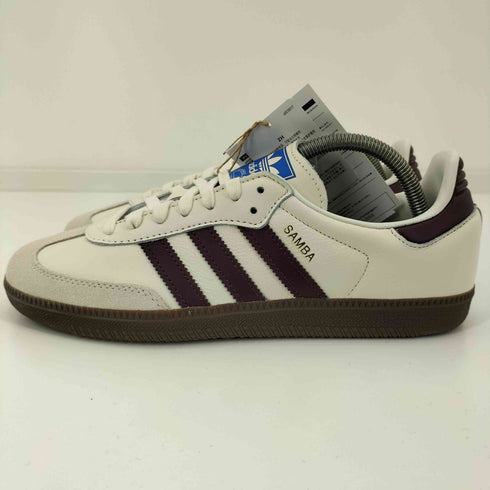 アディダスオリジナルス adidas Originals 別注 SAMBA OG exclusive model サンバ ローカットスニーカー White Maroon Gum メンズ JPN:26