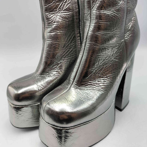 ジェフリーキャンベル Jeffrey Campbell WIDOW NB BOOTS メタリック ミドル ブーツ レディース EUR:38