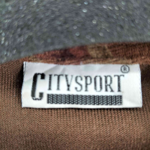 CITY SPORT 花柄 ベロアシャツ メンズ 1X