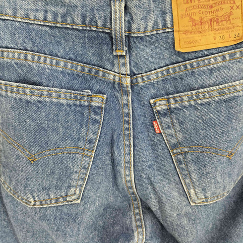 リーバイス Levis 90S USA製 505 ボタン裏525 刻印 エルパソ工場 5ポケット ジップフライ ストレート デニムパンツ メンズ W:30 L:34