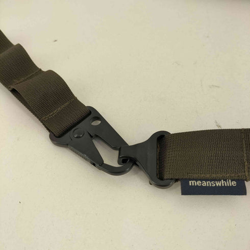 ミーンズワイル meanswhile Utility Shoulder Strap メンズ
