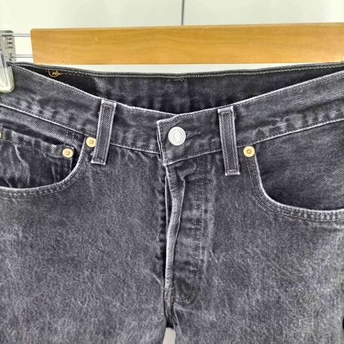 リーバイス Levis 90S USA製 501 ボタン裏501 刻印 アルバカーキ工場 ボタンフライ 5ポケット ブラック デニムパンツ 1997年製 メンズ W:29 L:32